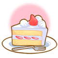 ケーキ・背景付